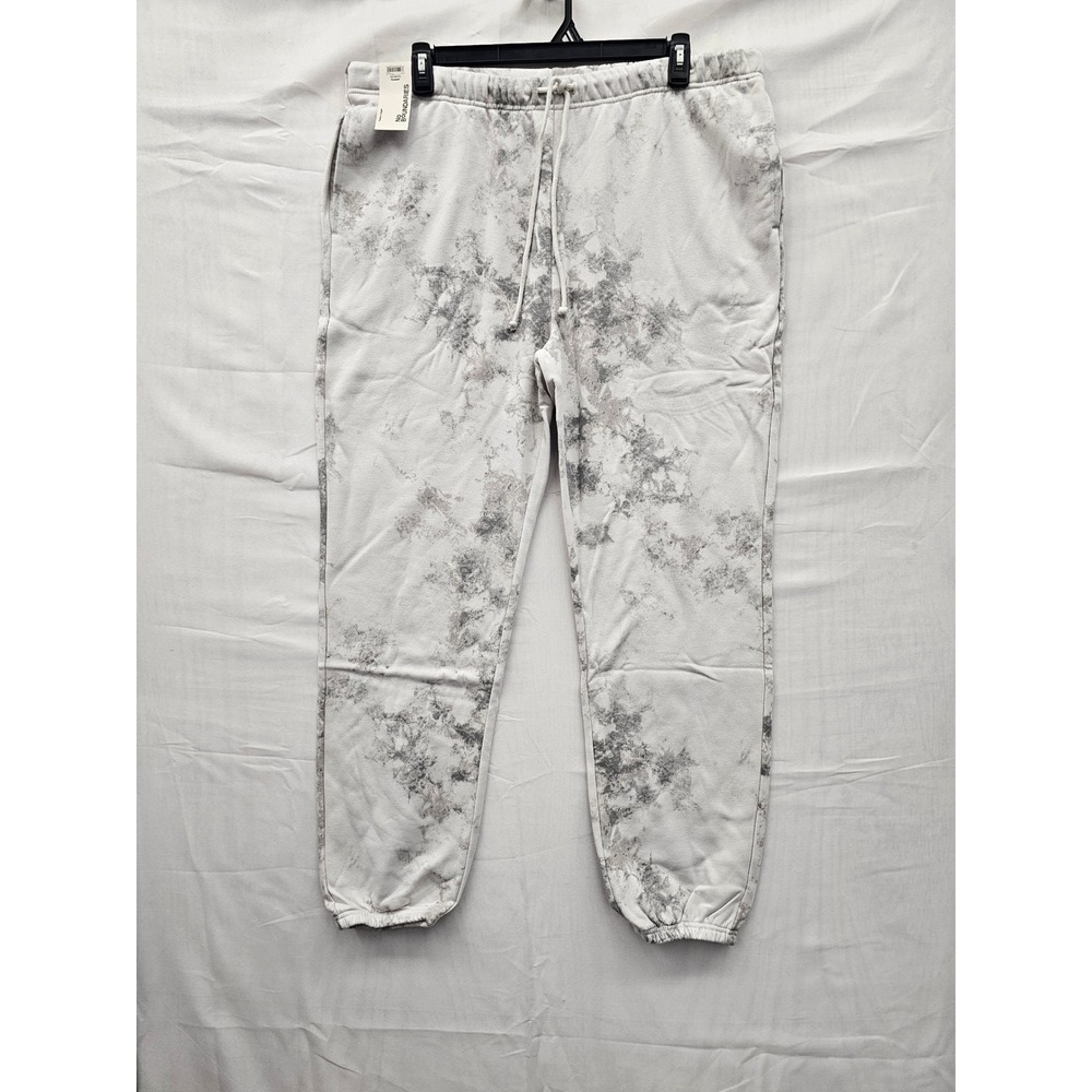 No Boundaries Mens Fleece Jogger Pants Grey Cotton Blend Relaxed Size XL Tall